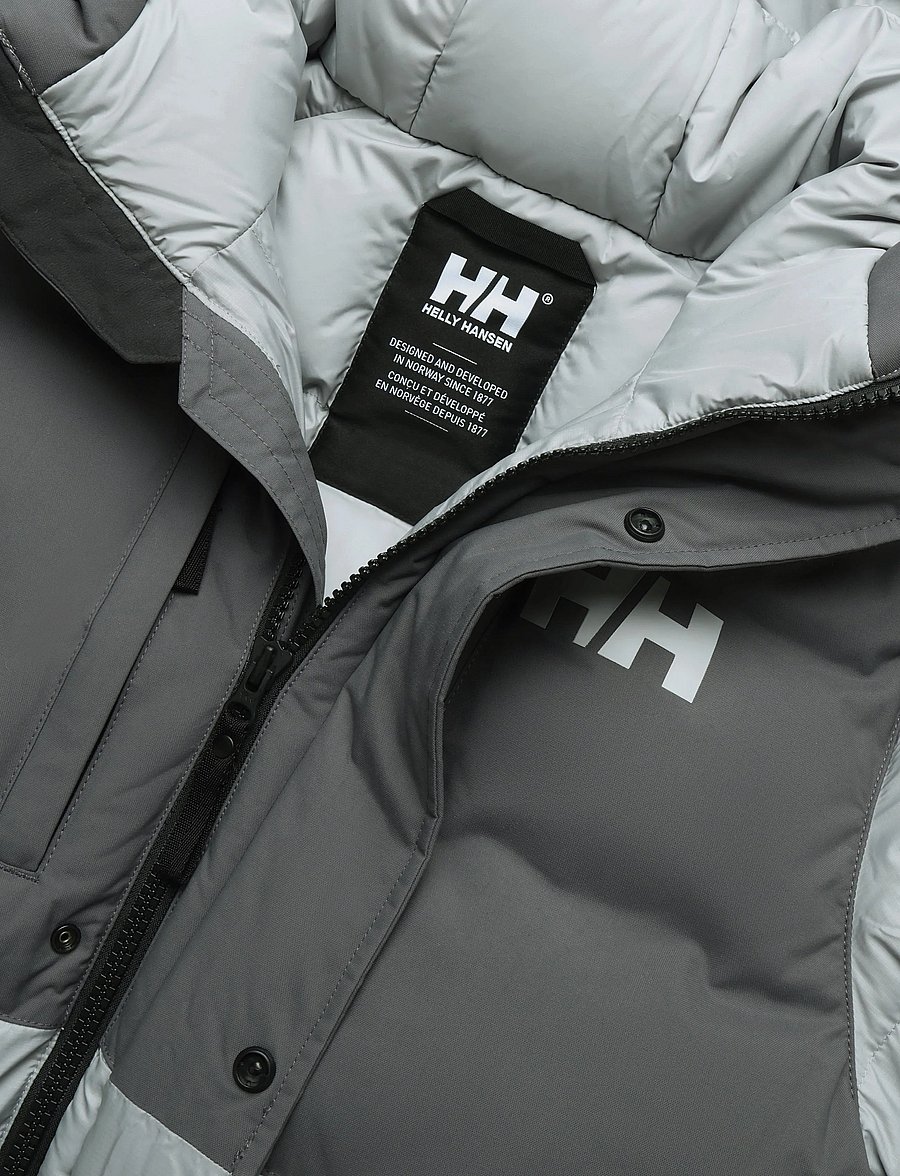 Helly Hansen - ACTIVE PUFFY LONG JACKET - daunenjacken - flipper grey - 5
