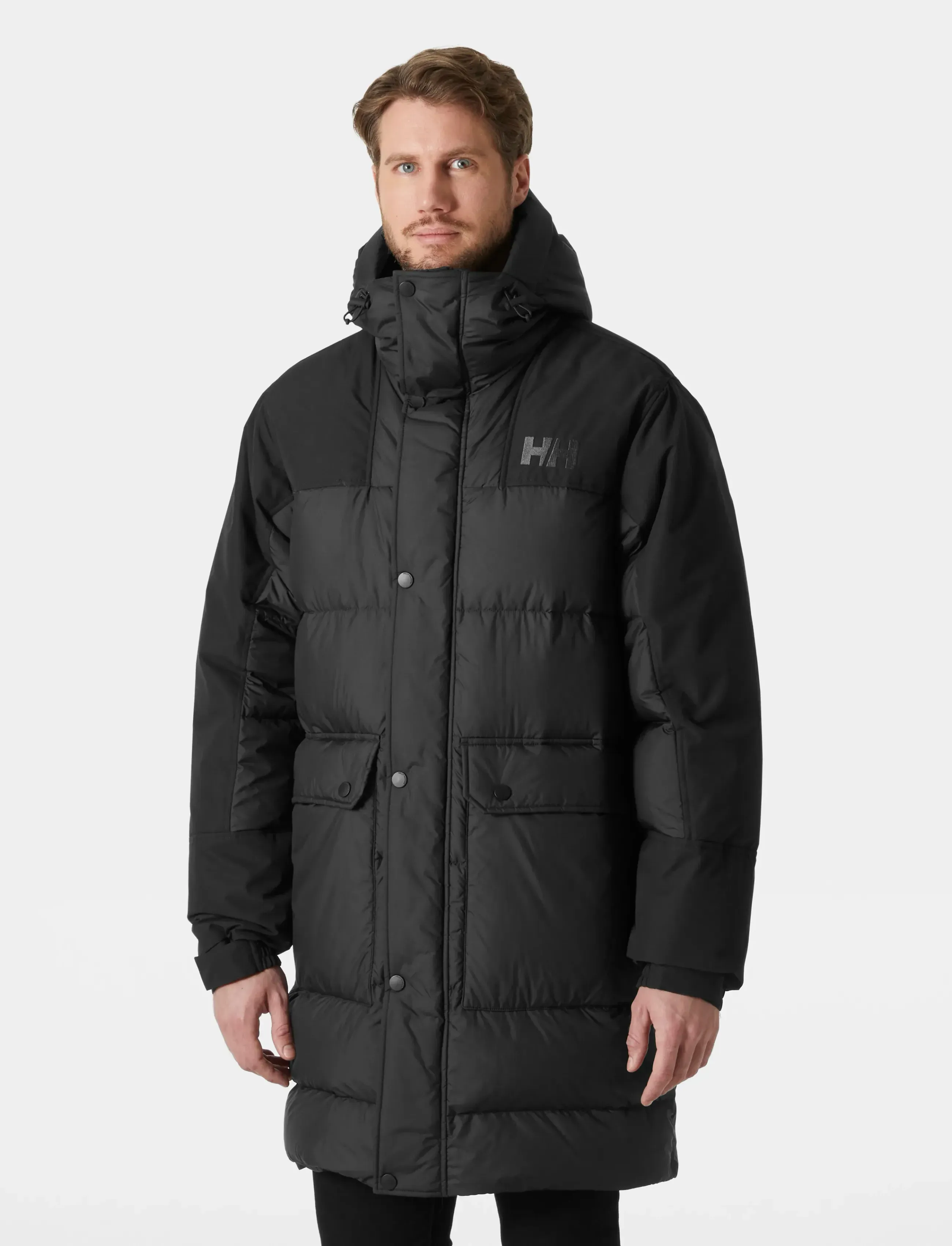 Helly Hansen Escape Down Parka, Mænd, Dunparka, Sort, Str: L