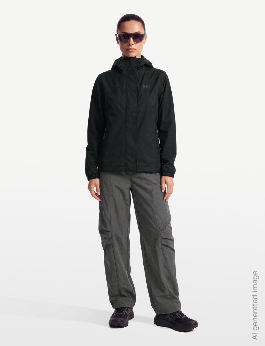 Helly Hansen - W VANCOUVER RAIN JACKET - outdoor - black - 0
