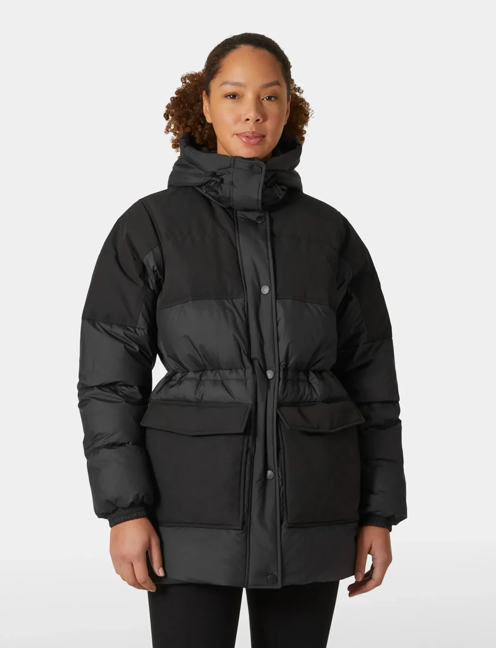 Helly Hansen - W ESCAPE DOWN PARKA - parkasjackor - black - 0