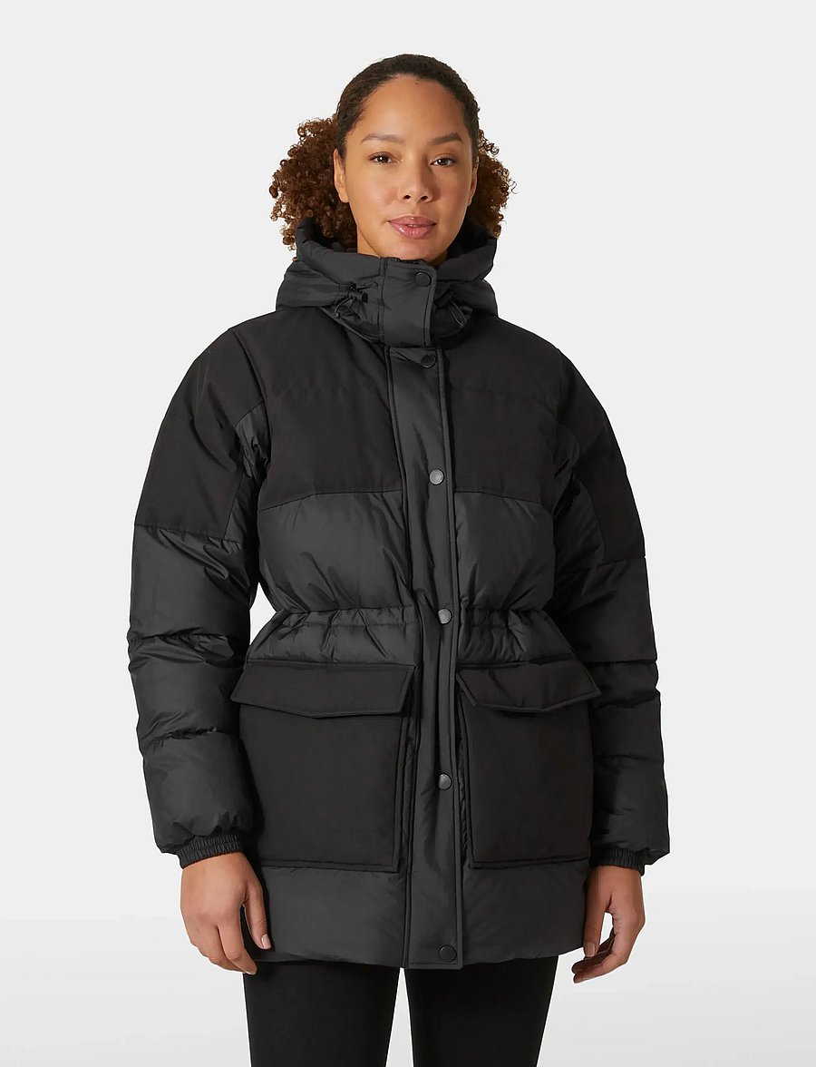 Helly Hansen - W ESCAPE DOWN PARKA - jacken - black - 0