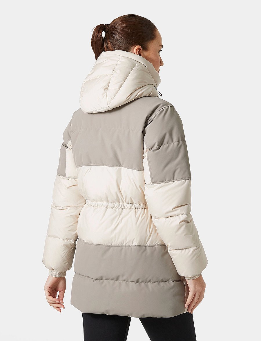 Helly Hansen - W ESCAPE DOWN PARKA - parkasjackor - cream - 3