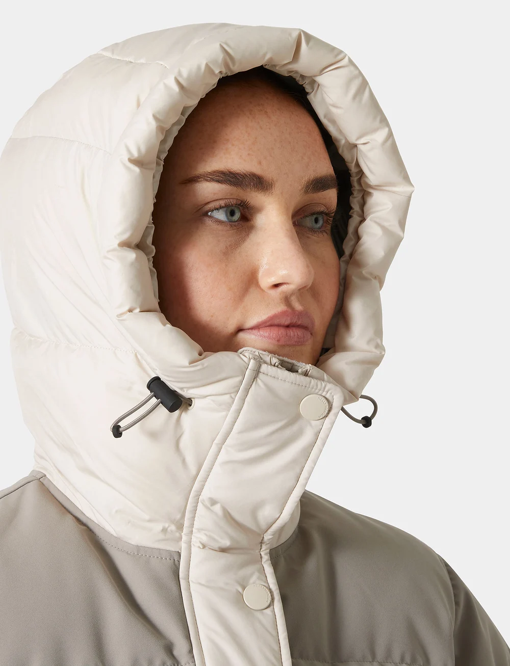 Helly Hansen - W ESCAPE DOWN PARKA - parkasjackor - cream - 4