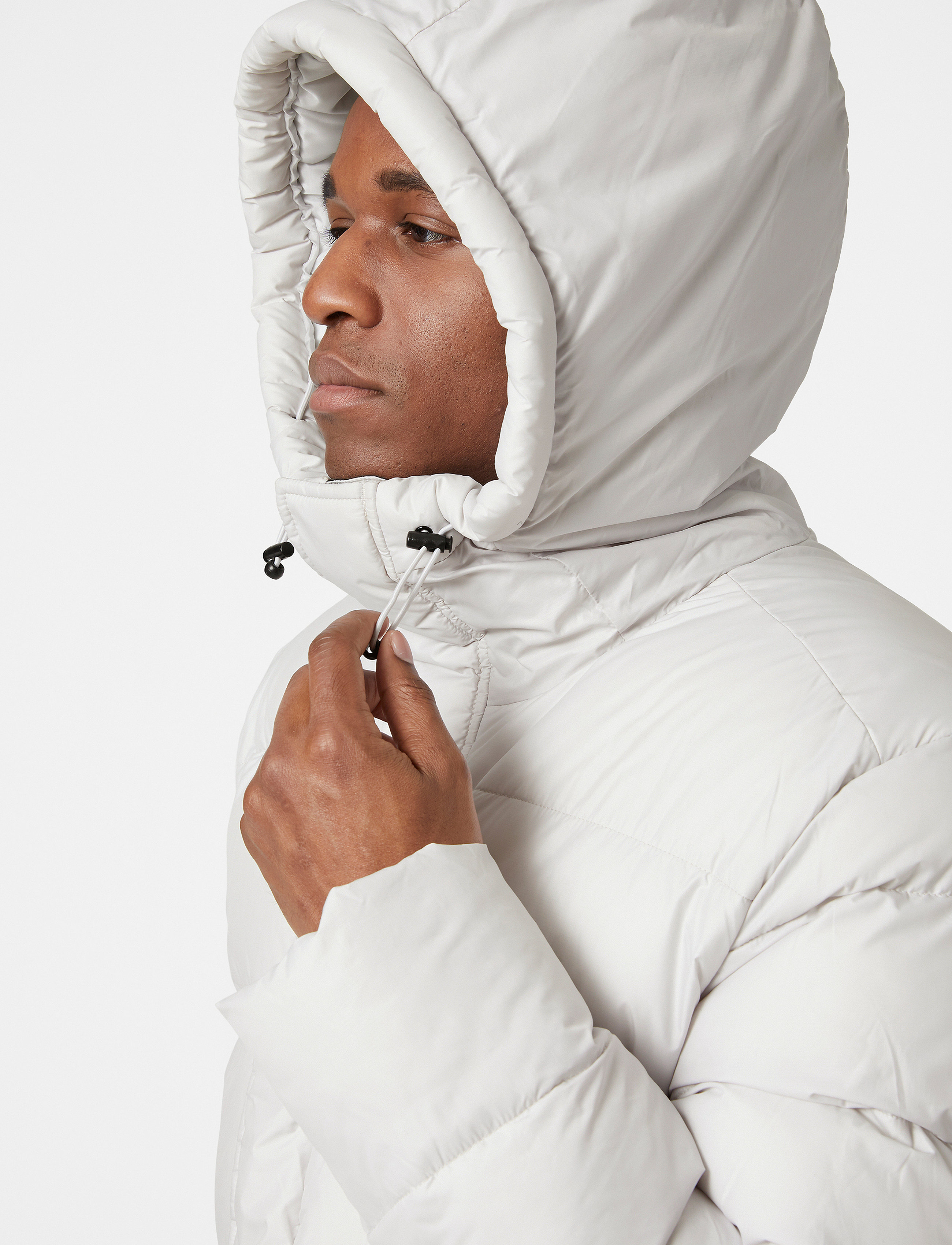 Helly Hansen - ACTIVE LONG WINTER PARKA - wyściełane kurtki - nimbus cloud - 4