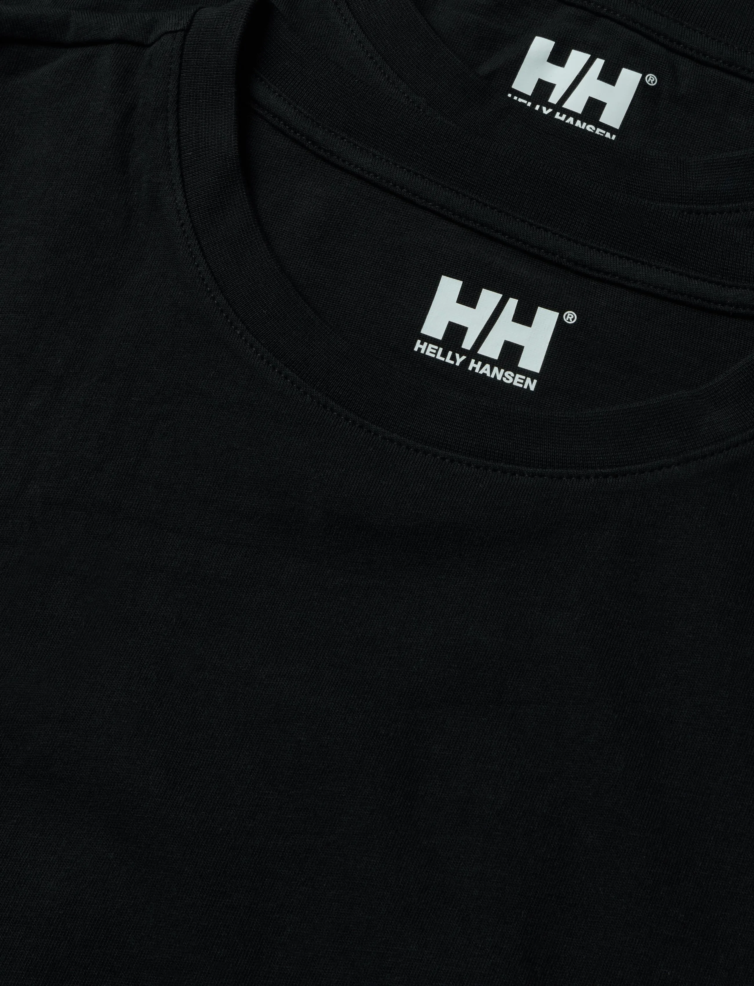 Helly Hansen - 2-PACK HH COTTON T - black - 2