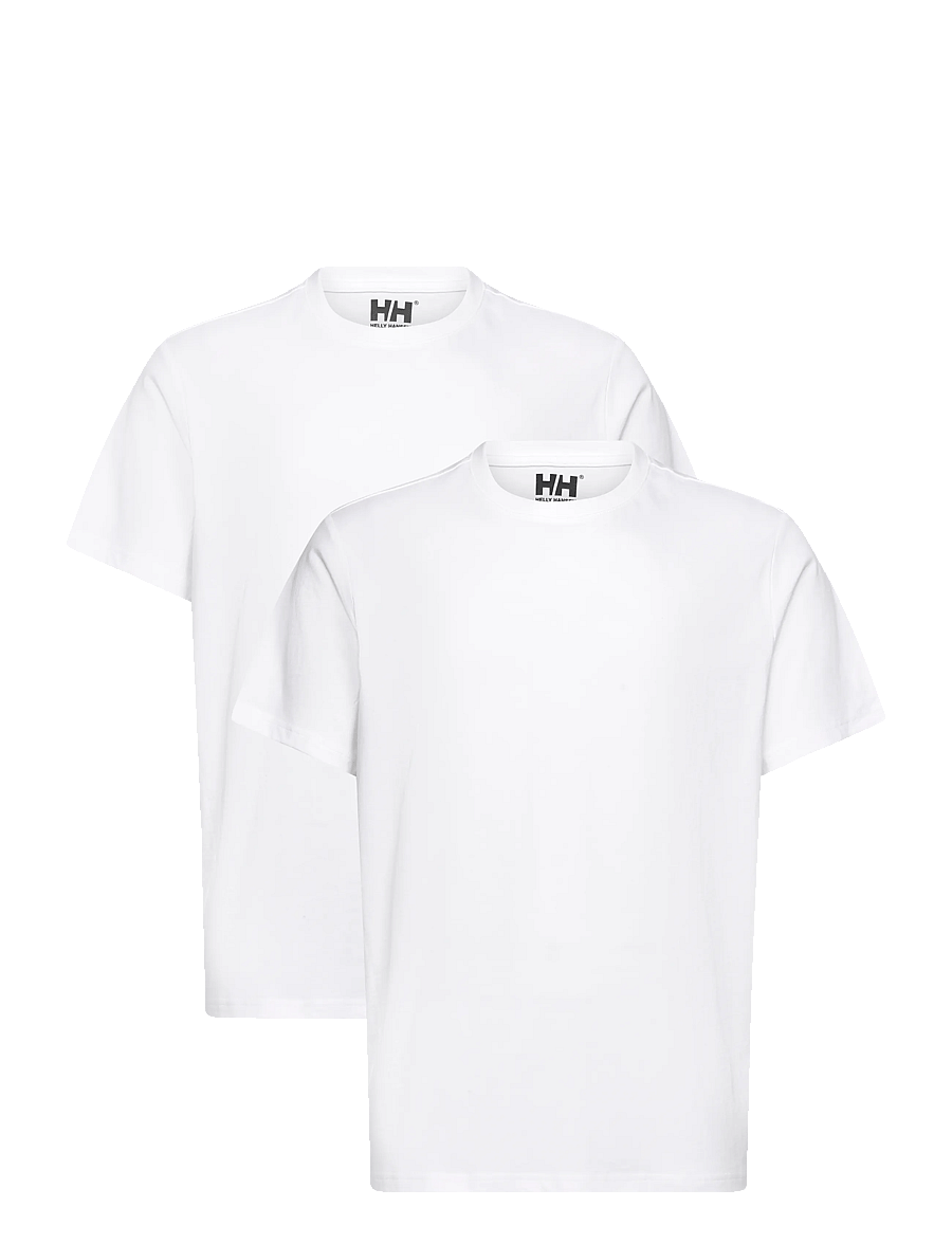 Helly Hansen - 2-PACK HH COTTON T - tops & t-shirts - white - 0