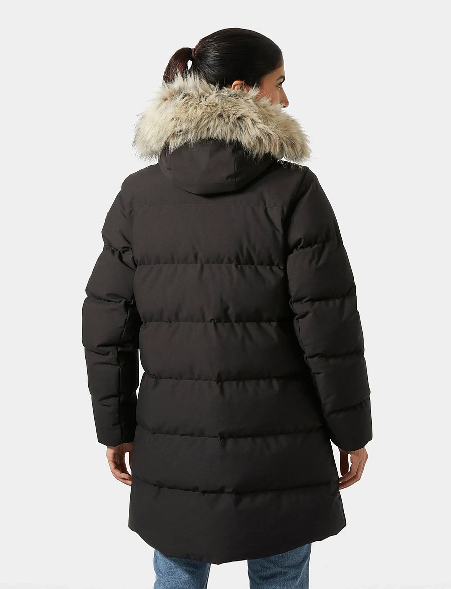 Helly Hansen - W BLOSSOM PUFFY PARKA - parkasjackor - black - 3