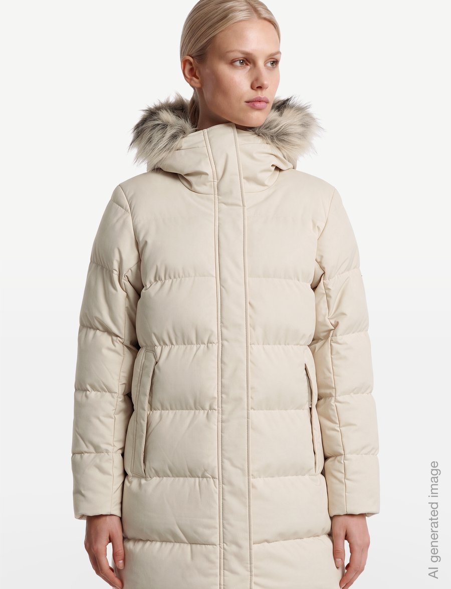 Helly Hansen - W BLOSSOM PUFFY PARKA - jacken - cream - 3