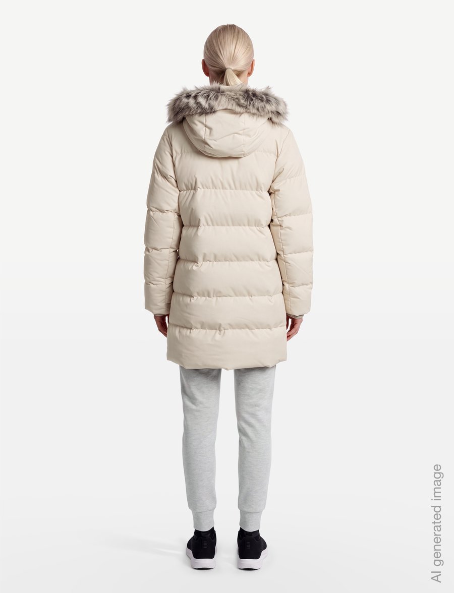 Helly Hansen - W BLOSSOM PUFFY PARKA - jacken - cream - 4