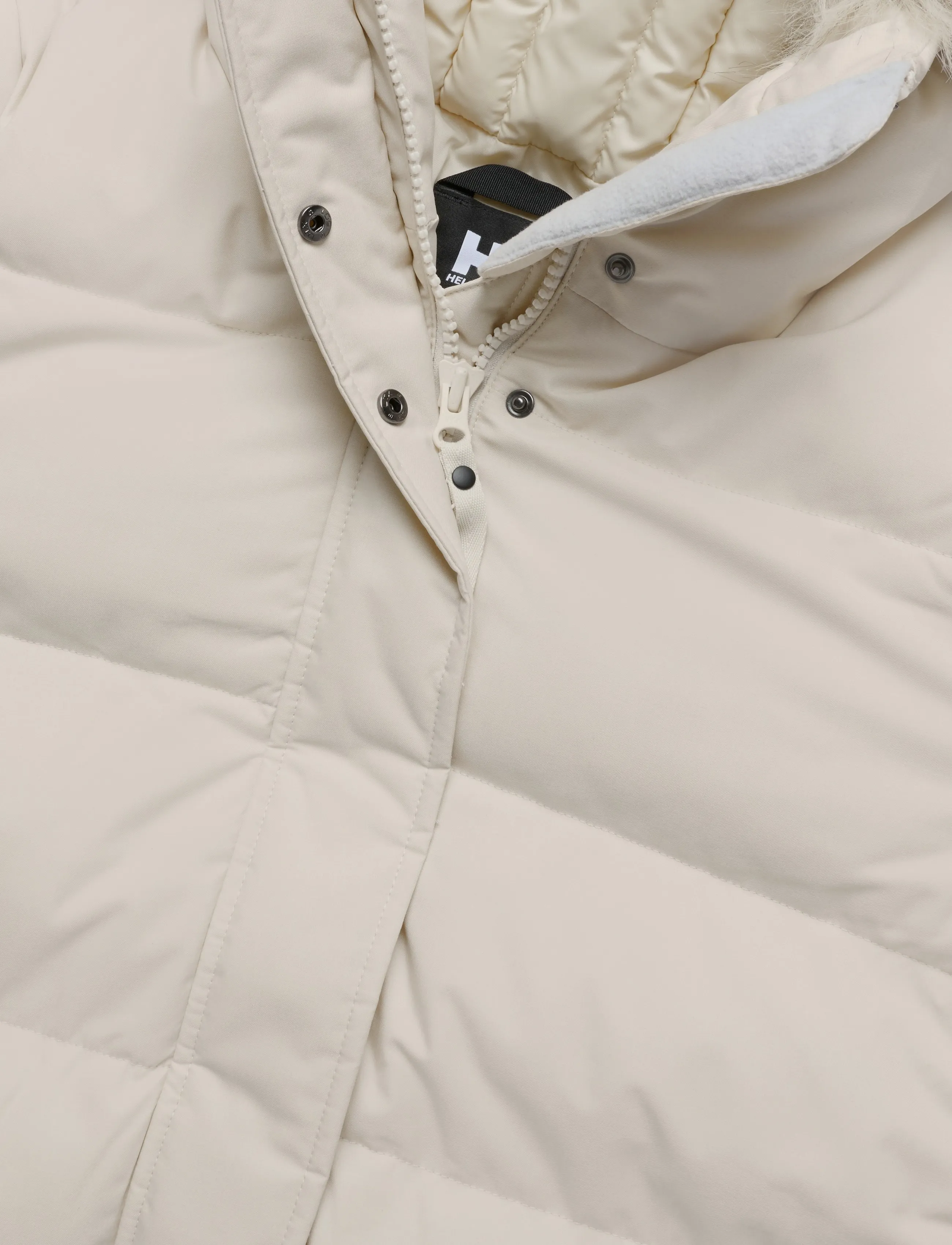 Helly Hansen - W BLOSSOM PUFFY PARKA - parkasjackor - cream - 2