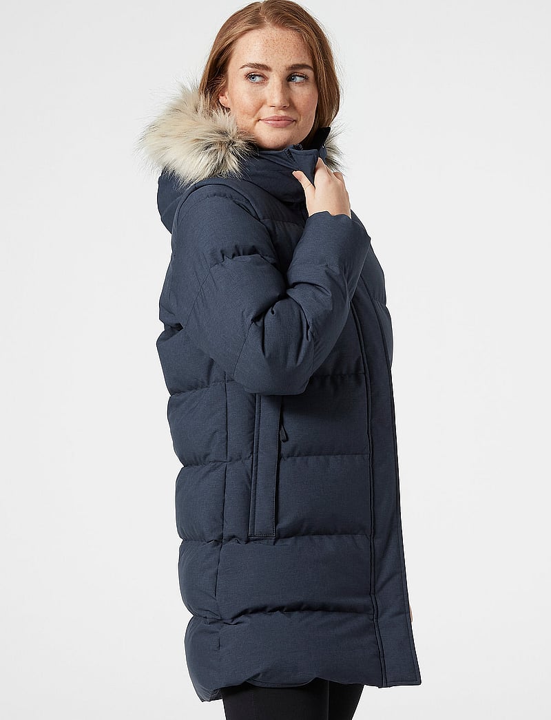 Helly Hansen - W BLOSSOM PUFFY PARKA - parkasjackor - navy - 0