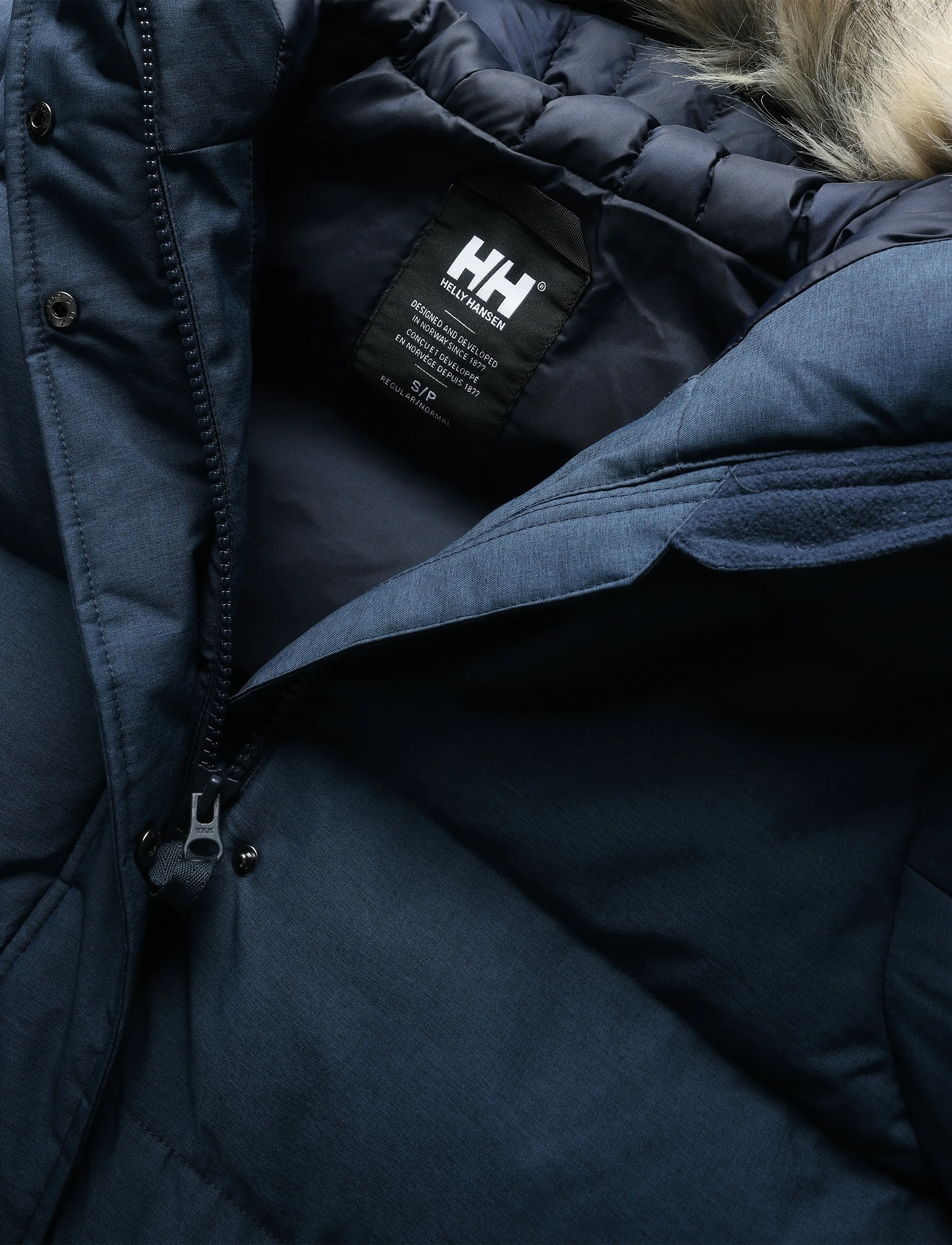Helly Hansen - W BLOSSOM PUFFY PARKA - parkasjackor - navy - 2