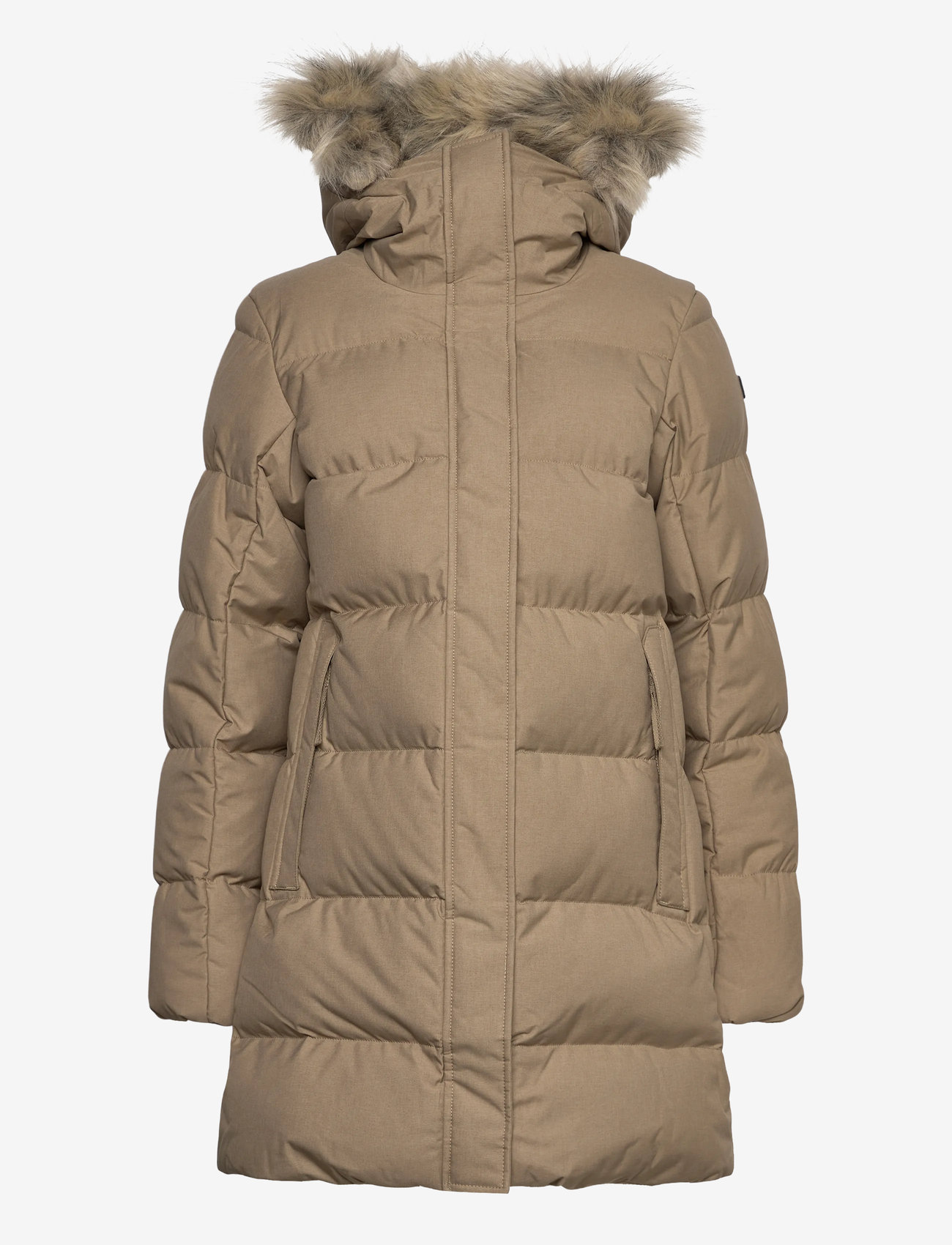 Helly Hansen - W BLOSSOM PUFFY PARKA - parkasjackor - pebble - 0