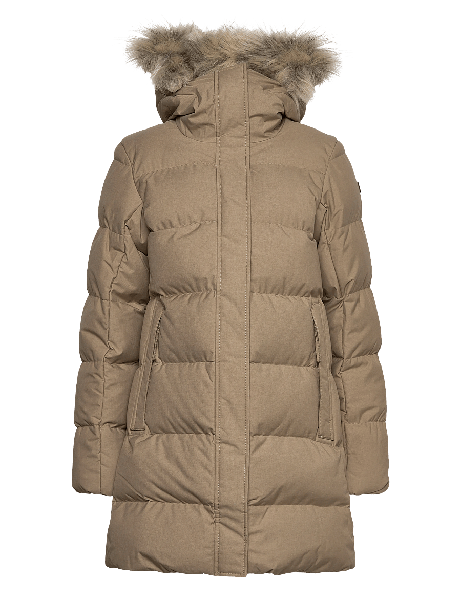 Helly Hansen - W BLOSSOM PUFFY PARKA - parkasjackor - pebble - 0