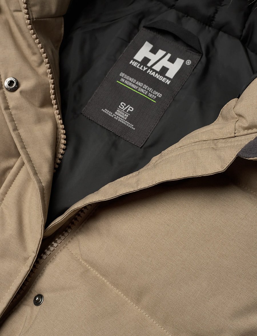 Helly Hansen - W BLOSSOM PUFFY PARKA - parkasjackor - pebble - 2