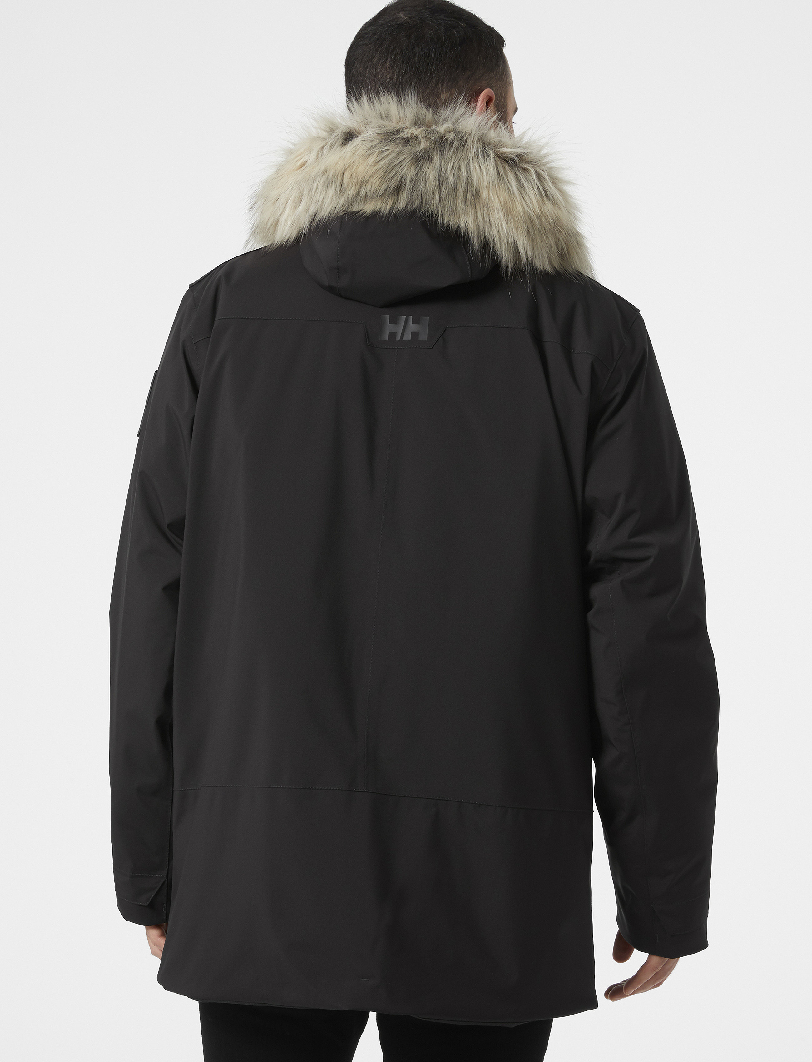 Helly Hansen - REINE PARKA - frilufts- & regnjakker - black - 4