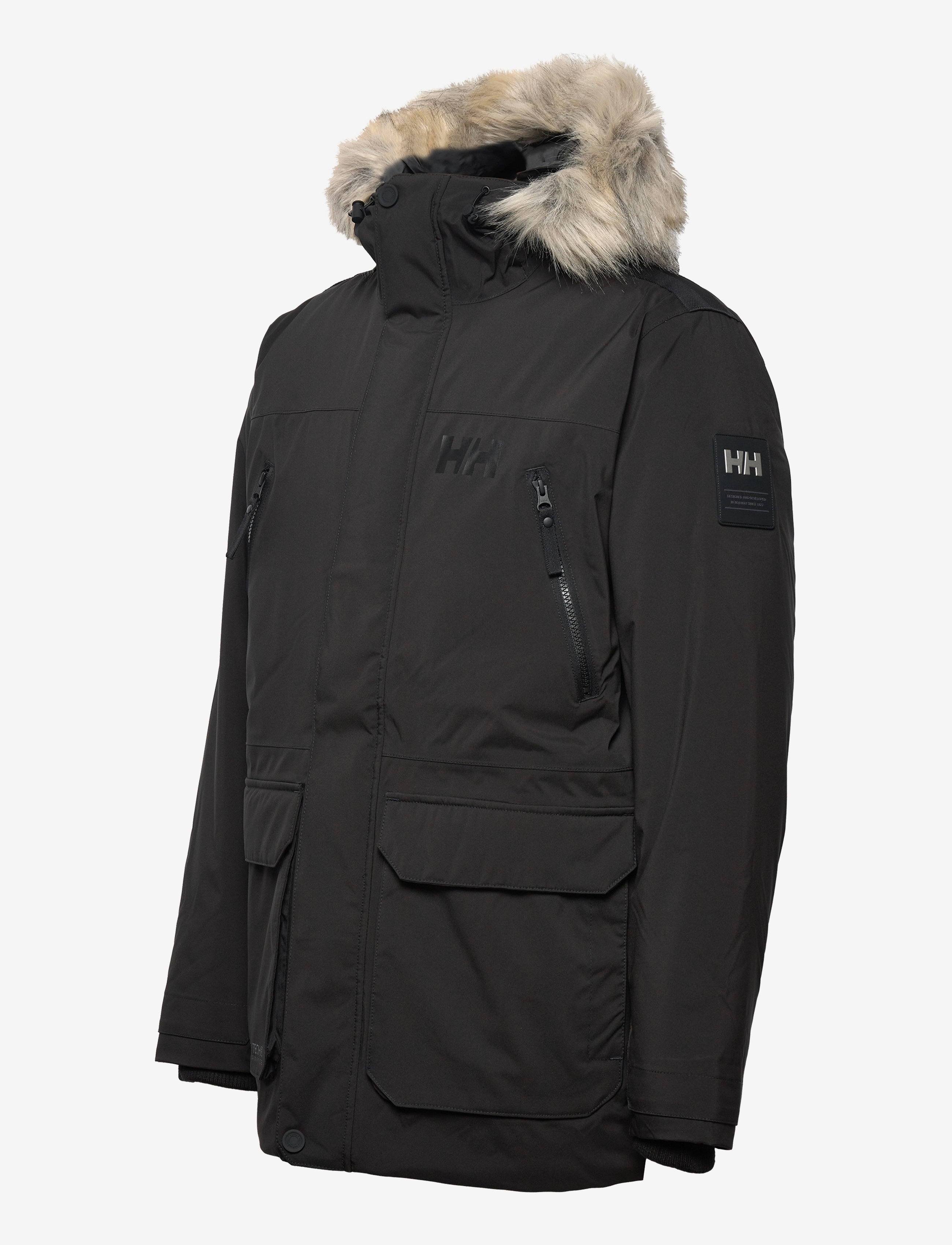 Helly Hansen - REINE PARKA - frilufts- & regnjakker - black - 3