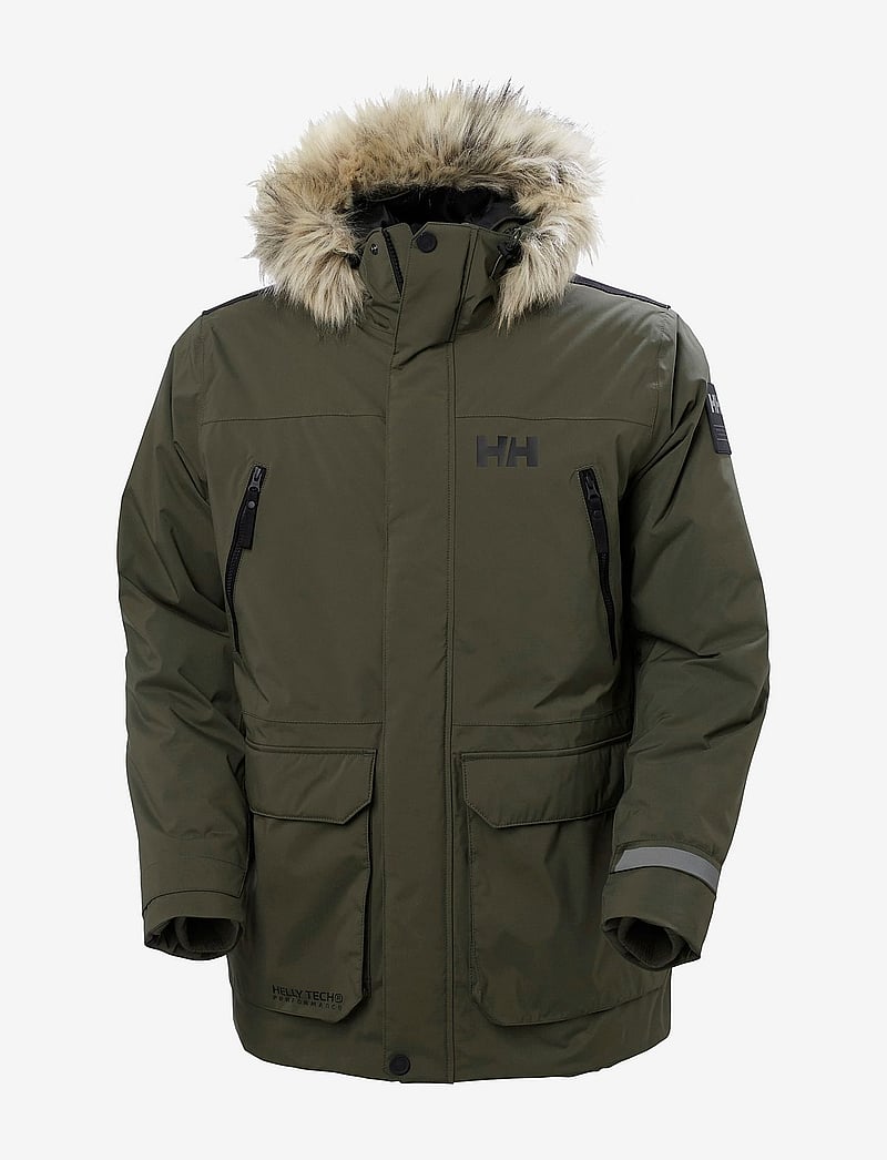 Helly Hansen - REINE PARKA - parkatakit - green - 1