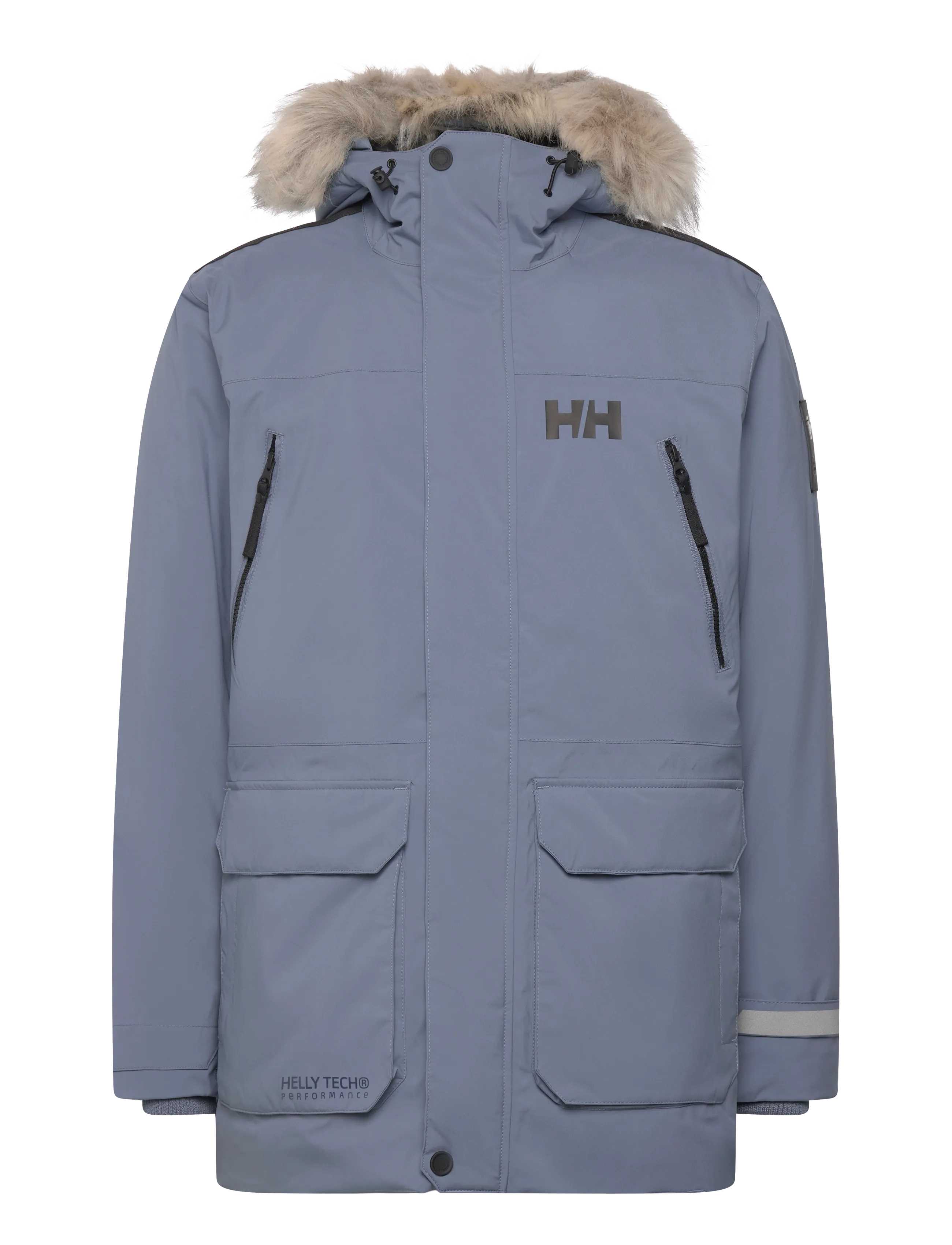 Helly Hansen Reine Parka, L, Jackets, Blau - Parkas, Männerswear