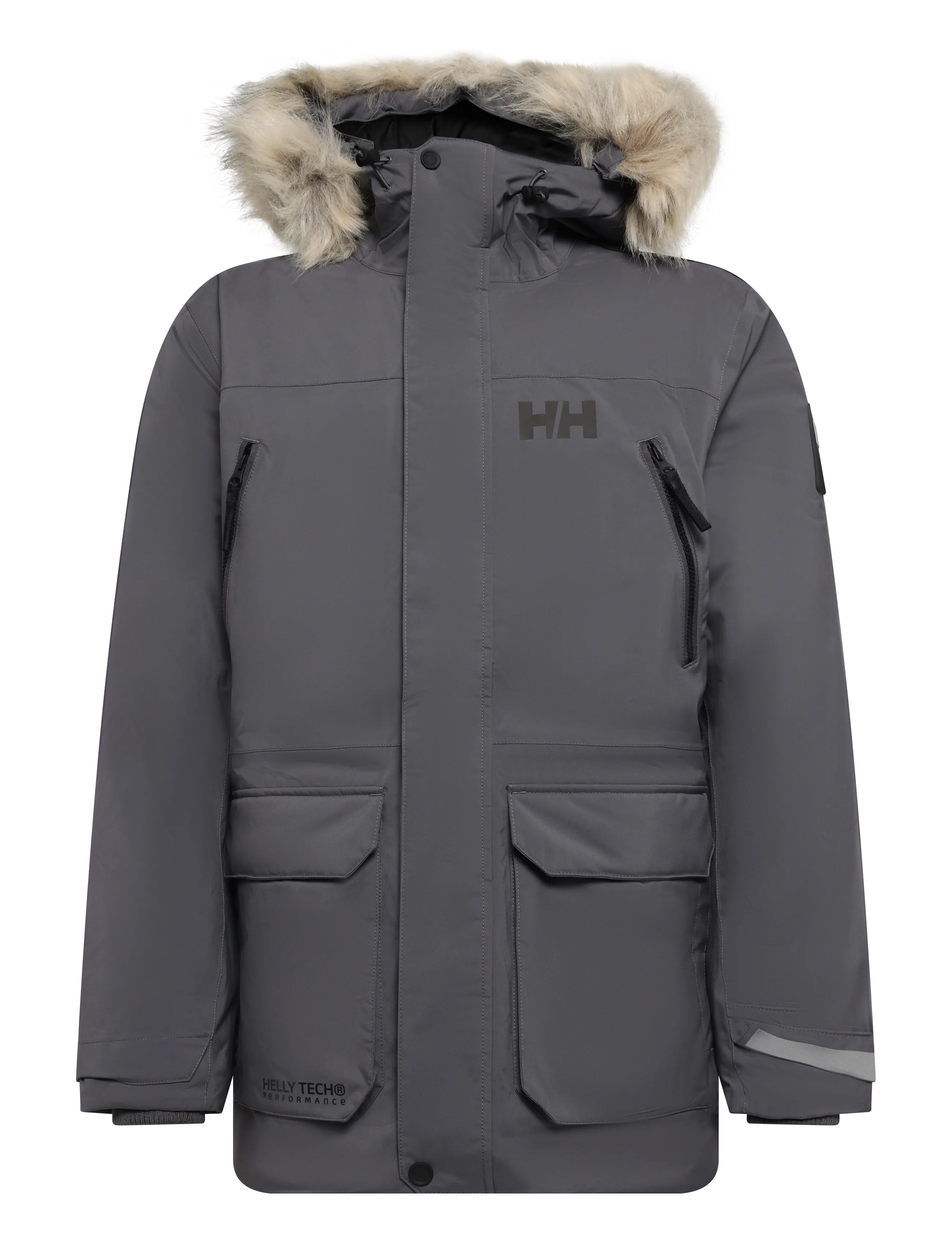 Helly Hansen REINE PARKA - Tøj - THUNDER GREY / grey