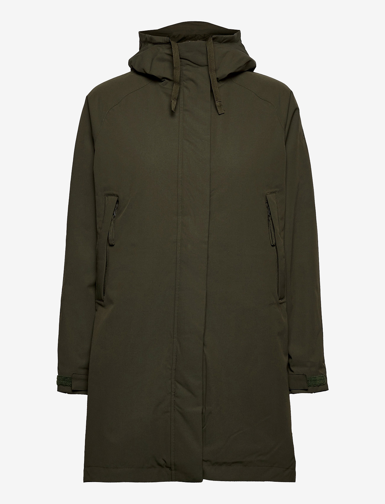 Helly Hansen - W MONO MATERIAL INS RAIN COAT - 431 utility gre - 0