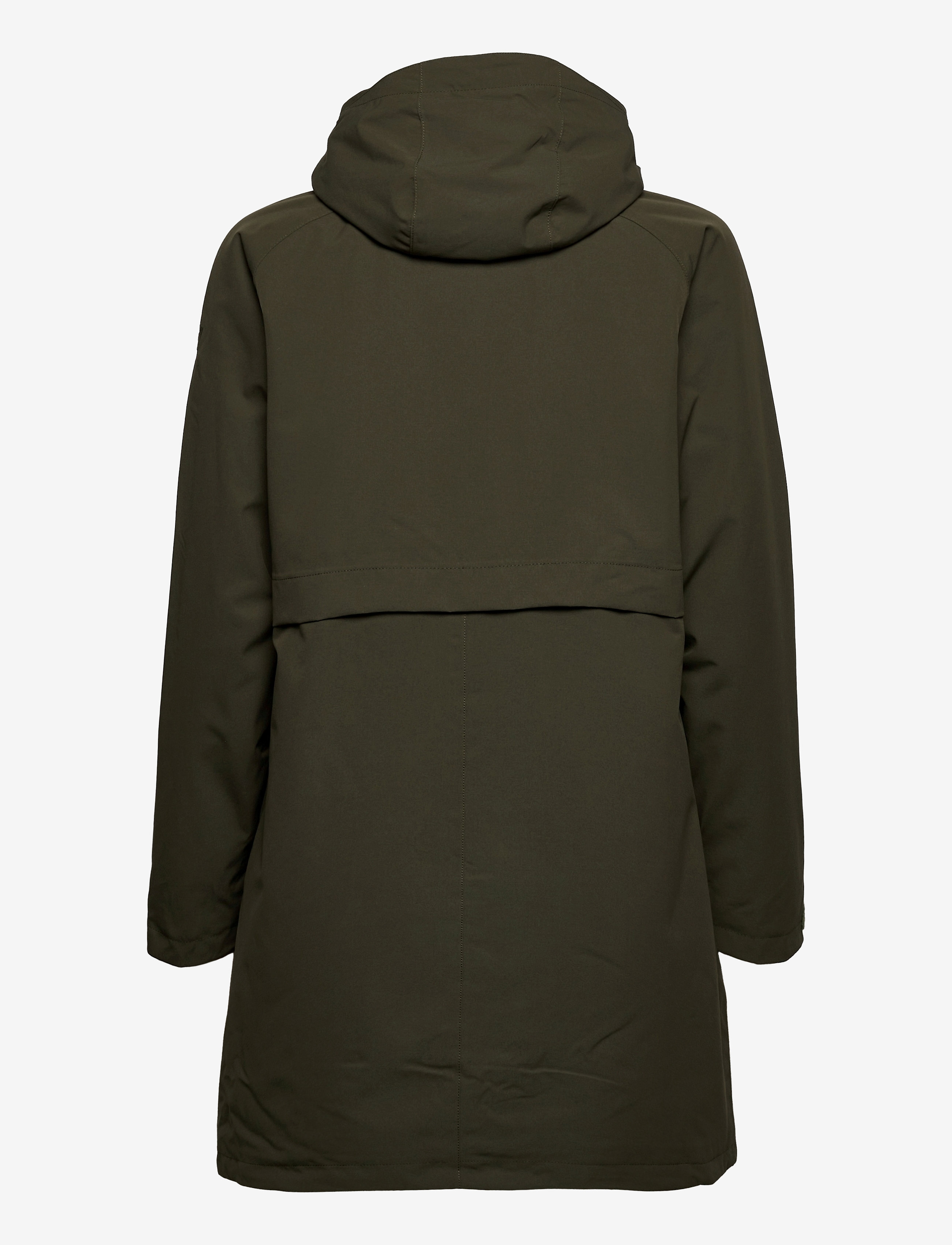 Helly Hansen - W MONO MATERIAL INS RAIN COAT - 431 utility gre - 2