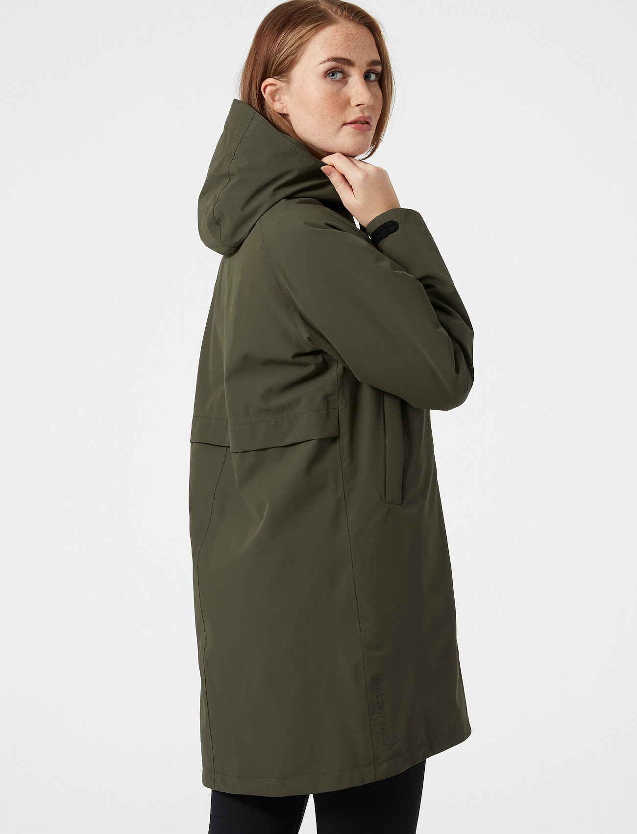 Helly Hansen - W MONO MATERIAL INS RAIN COAT - 431 utility gre - 3