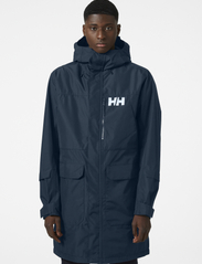 Helly Hansen - RIGGING INSULATED RAIN COAT - jakker og regnjakker - navy - 2