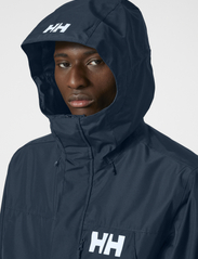Helly Hansen - RIGGING INSULATED RAIN COAT - outdoor & rain jackets - navy - 4