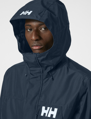 Helly Hansen - RIGGING INSULATED RAIN COAT - rain coats - navy - 4