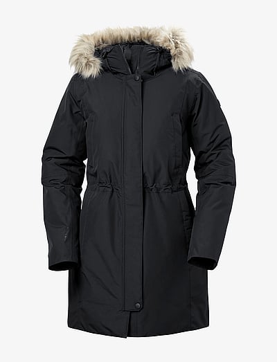 Helly Hansen W SENJA PARKA - Kleidung - BLACK / black