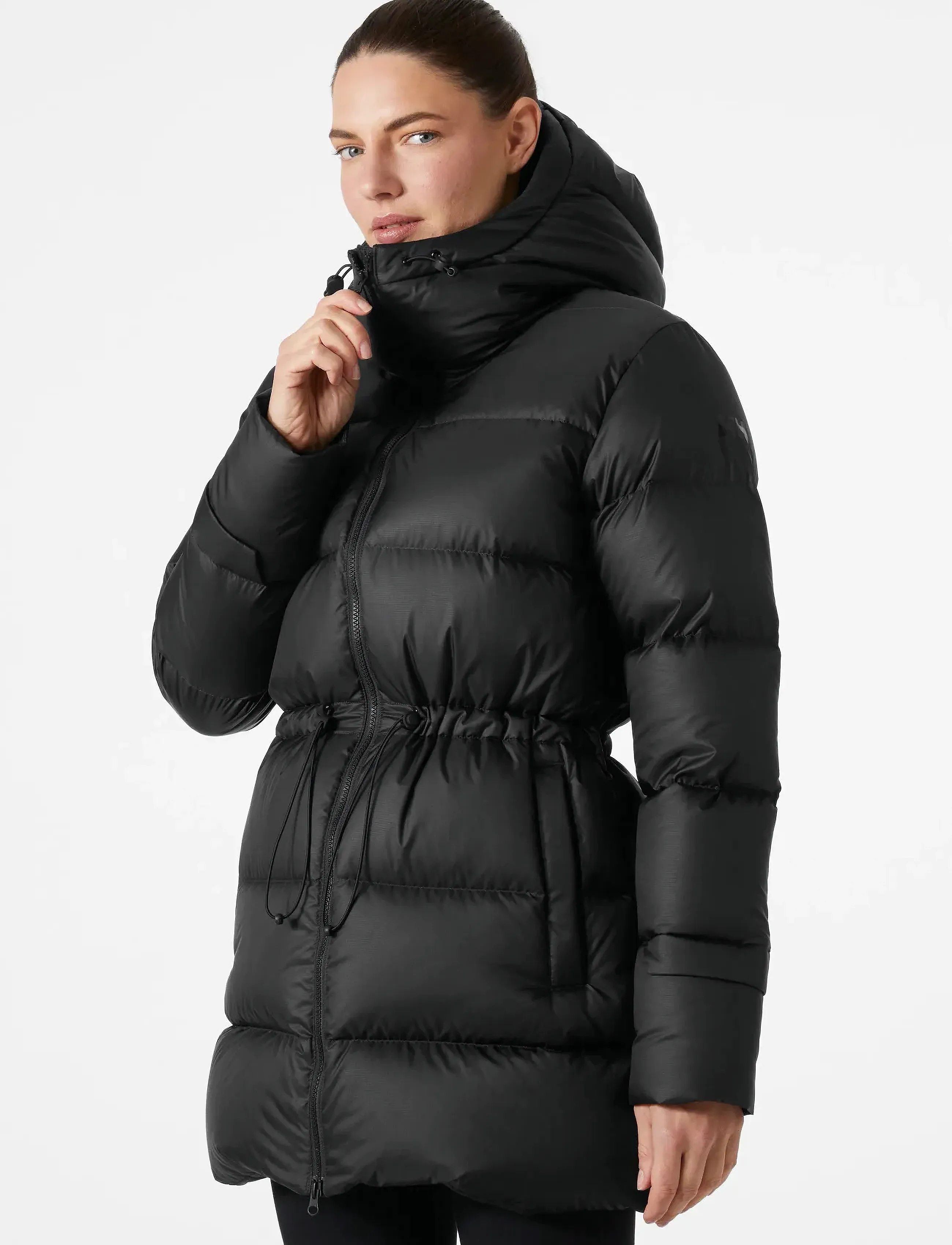 Helly Hansen W Essence Down Parka, XS, Sport, Schwarz - Parka Coats, Frauen