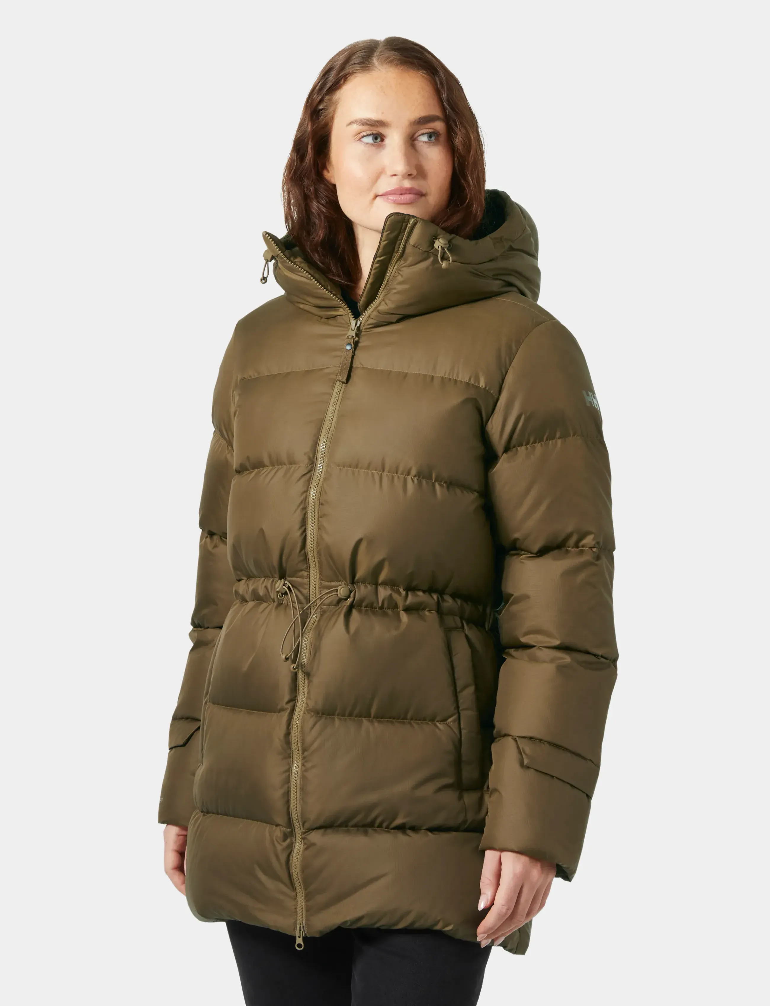 Helly Hansen W Essence Down Parka, S, Sport, Braun - Parka Coats, Frauen