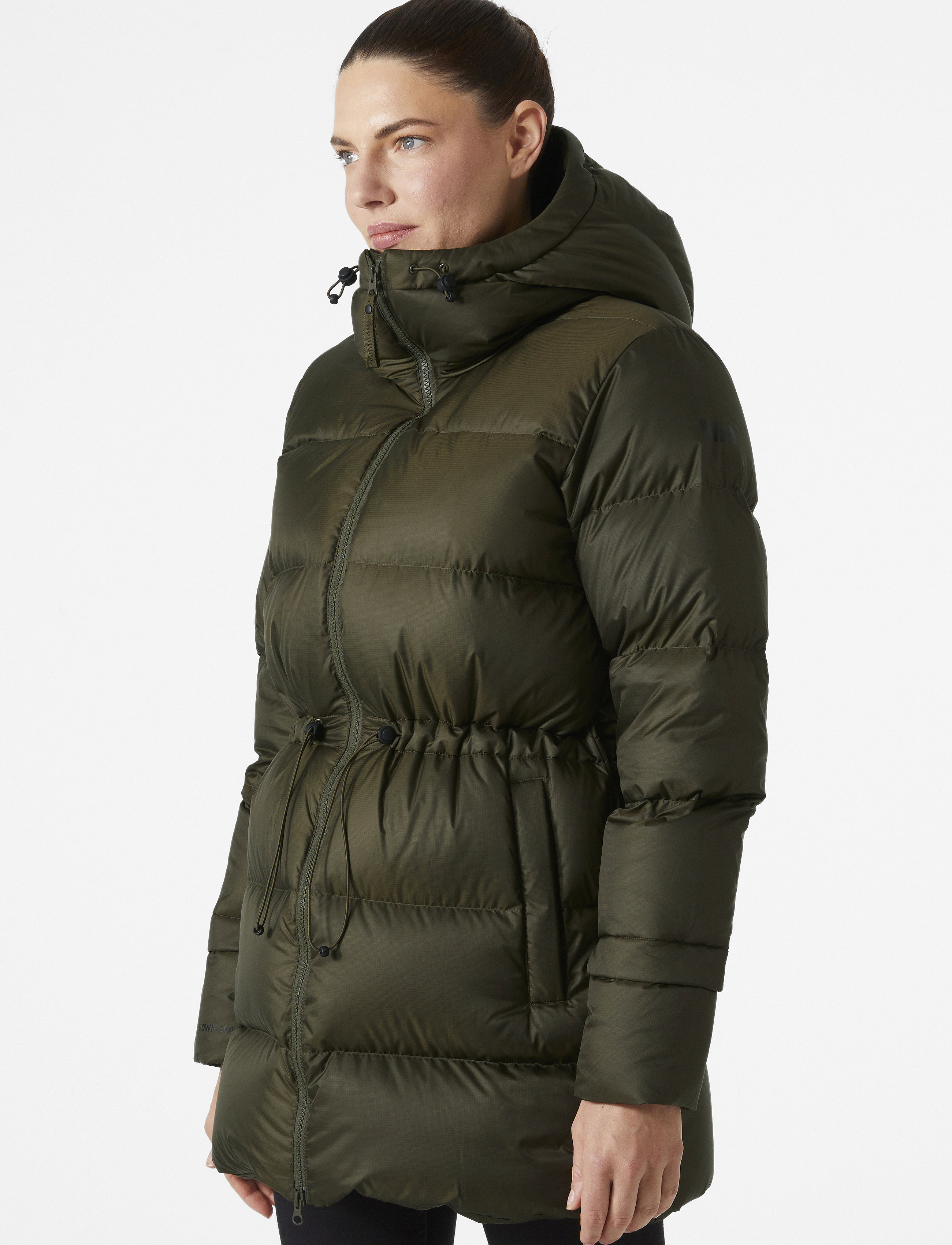 Helly Hansen W Essence Down Parka, XS, Sport, Grün - Parka Coats, Frauen