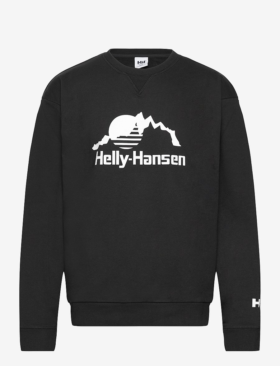 Helly Hansen - YU CREW SWEATER 2.0 - oberteile - black - 1