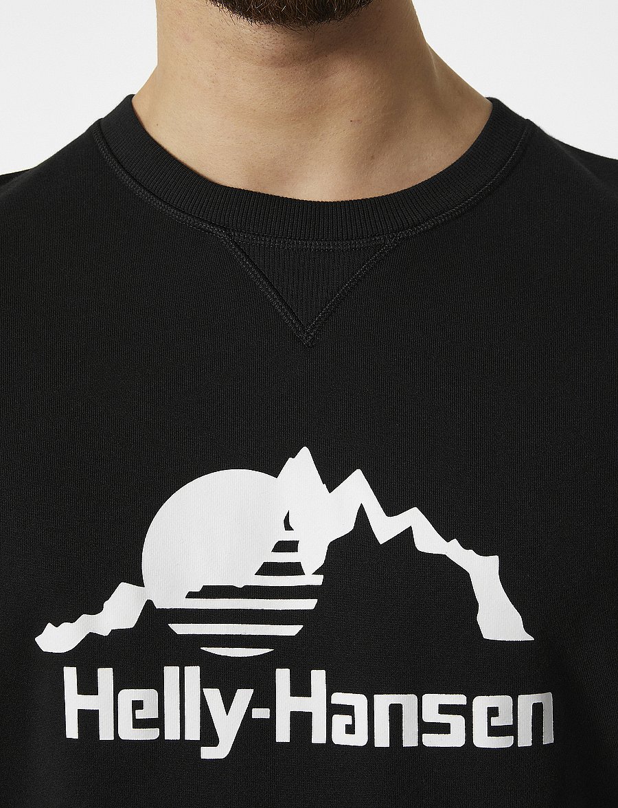 Helly Hansen - YU CREW SWEATER 2.0 - oberteile - black - 4