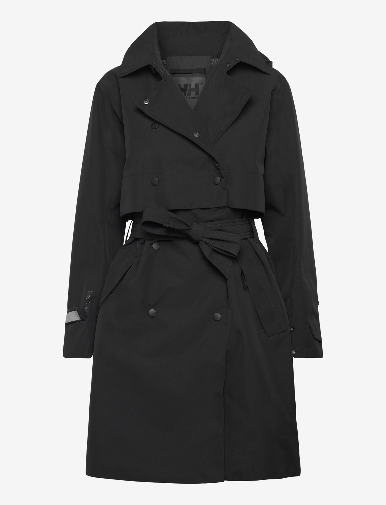 Helly Hansen - W JANE TRENCH - outdoor jackets - black - 0