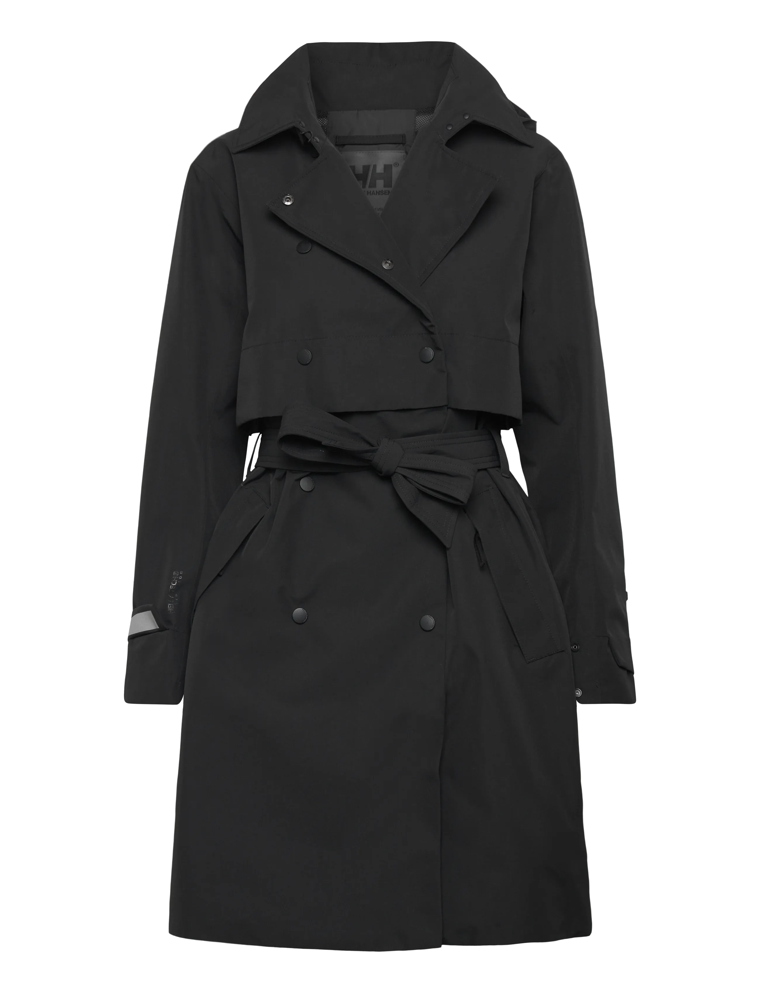 Helly Hansen W JANE TRENCH - Skandinavische Mode - BLACK / black