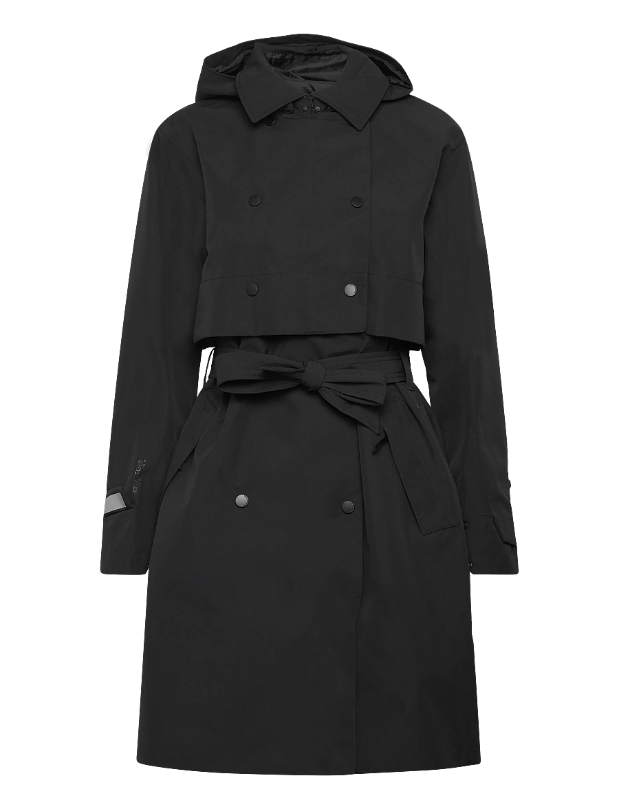 Helly Hansen - W JANE TRENCH - friluftsjackor - black - 1