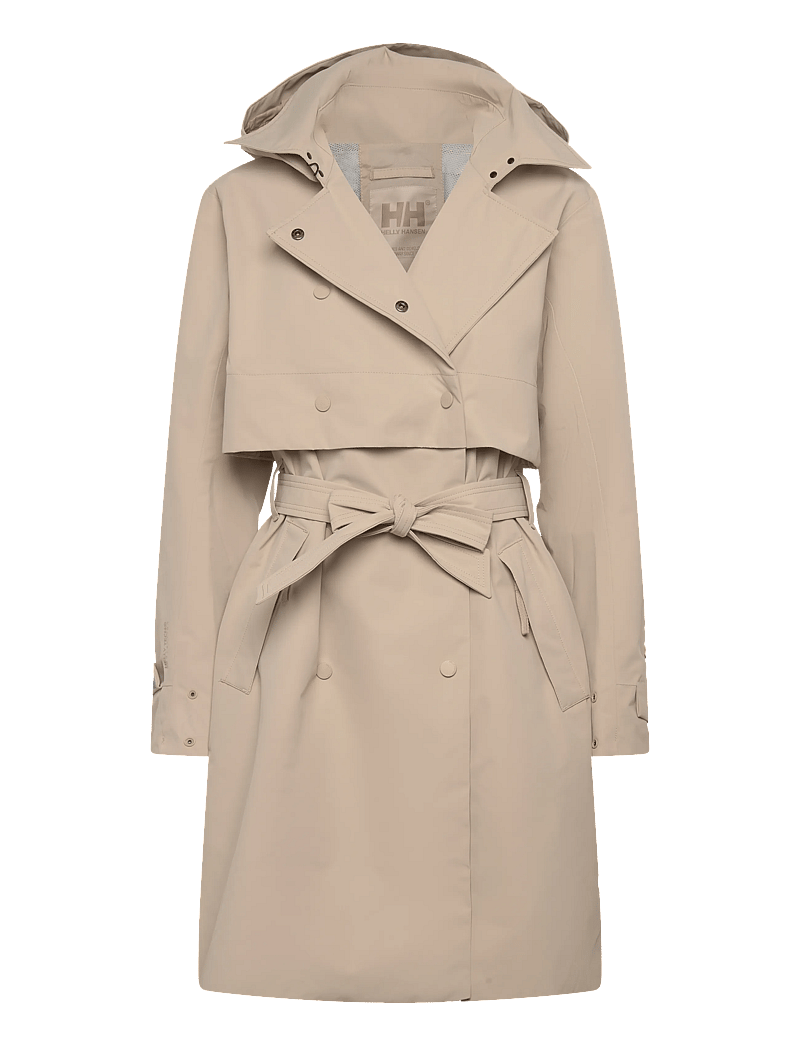 Helly Hansen - W JANE TRENCH - friluftsjackor - hh khaki - 0