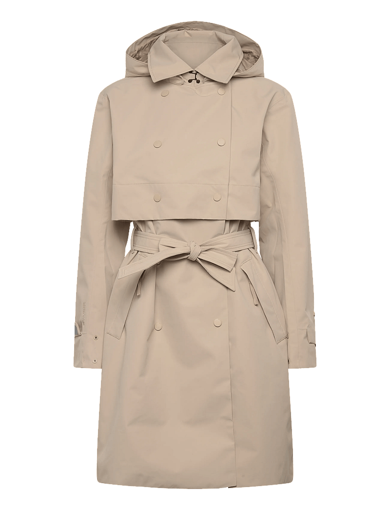 Helly Hansen - W JANE TRENCH - friluftsjackor - hh khaki - 1