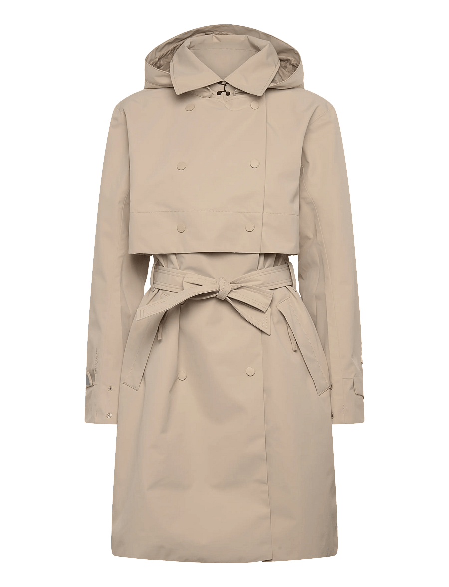 Helly Hansen - W JANE TRENCH - outdoor jacken - hh khaki - 1