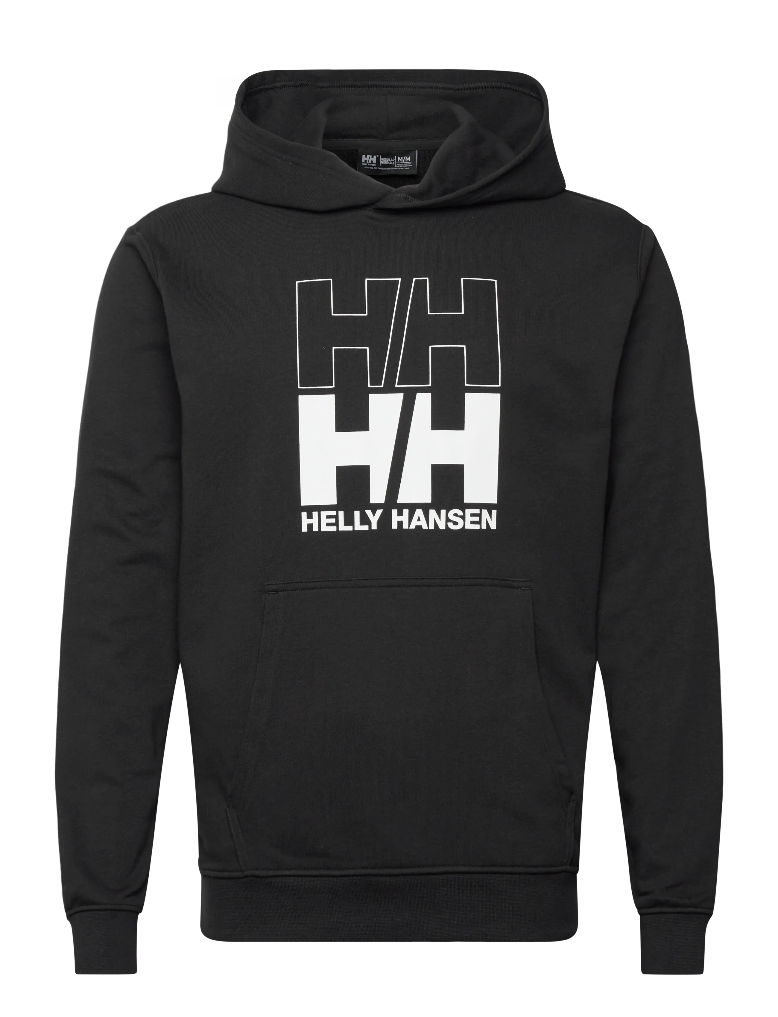 Helly Hansen Core Graphic Sweat Hoodie, S, Sweatshirts & Hoodies, Schwarz - Männerswear