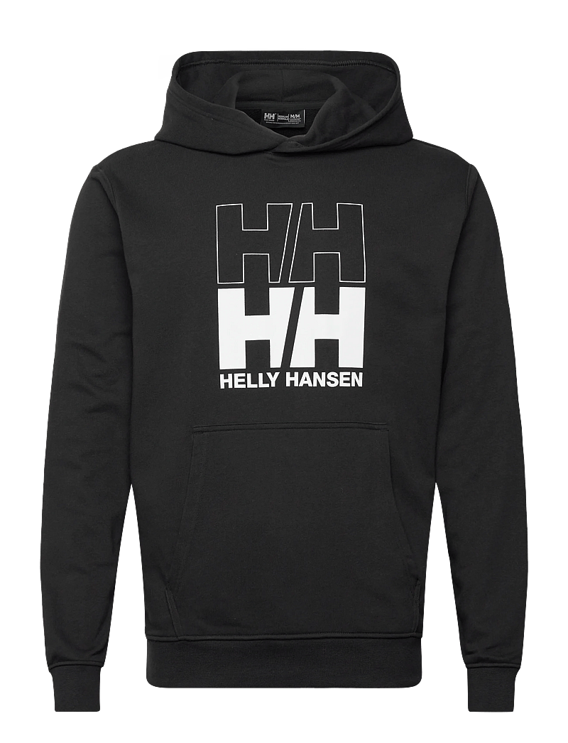 Helly Hansen - CORE GRAPHIC SWEAT HOODIE - oberteile - black - 0