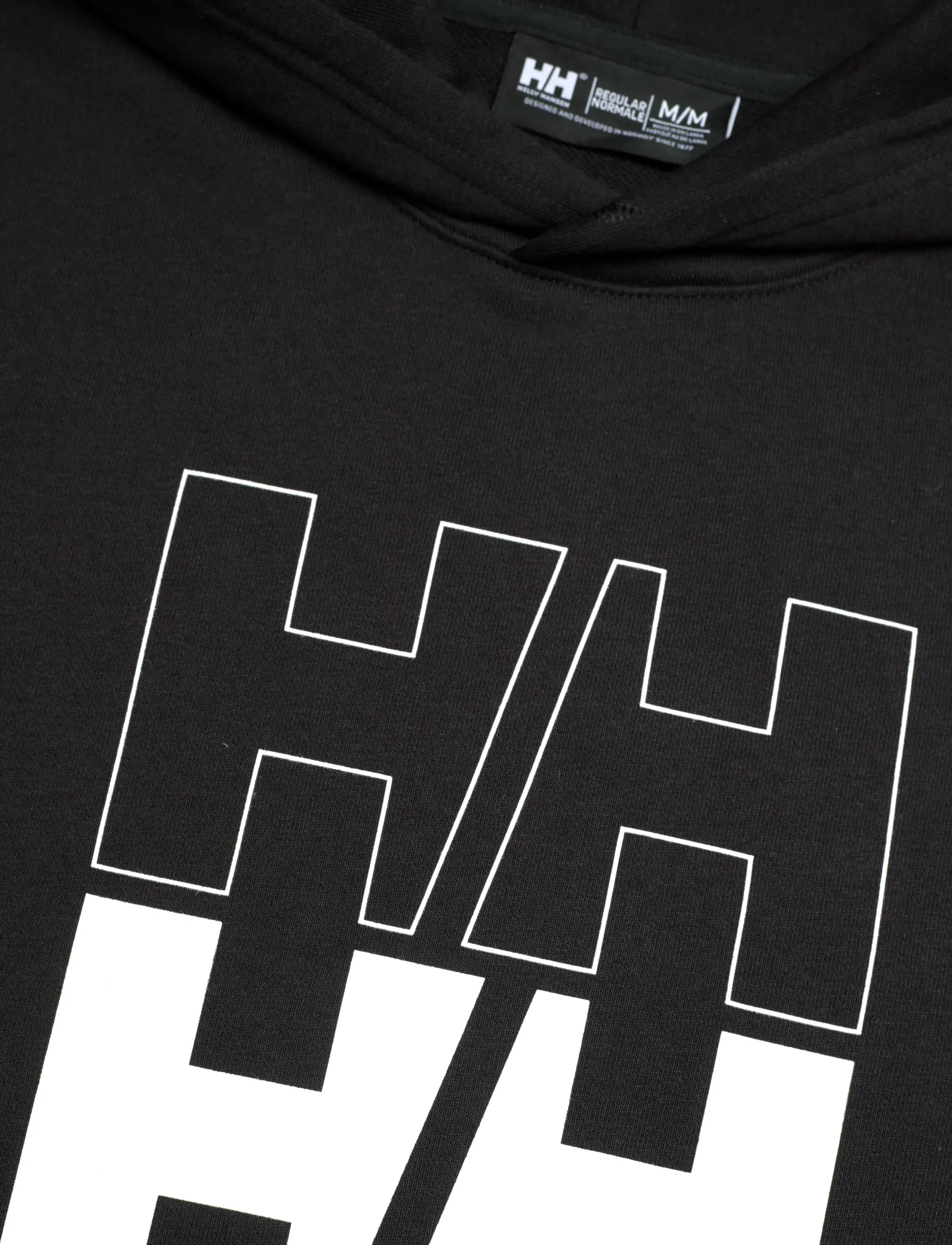 Helly Hansen - CORE GRAPHIC SWEAT HOODIE - hupparit - black - 2