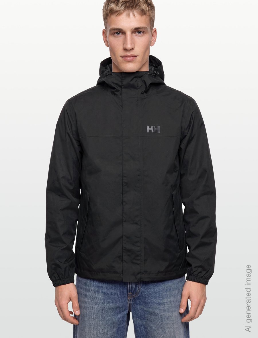 Helly Hansen - VANCOUVER RAIN JACKET - sadevaatteet - black - 3