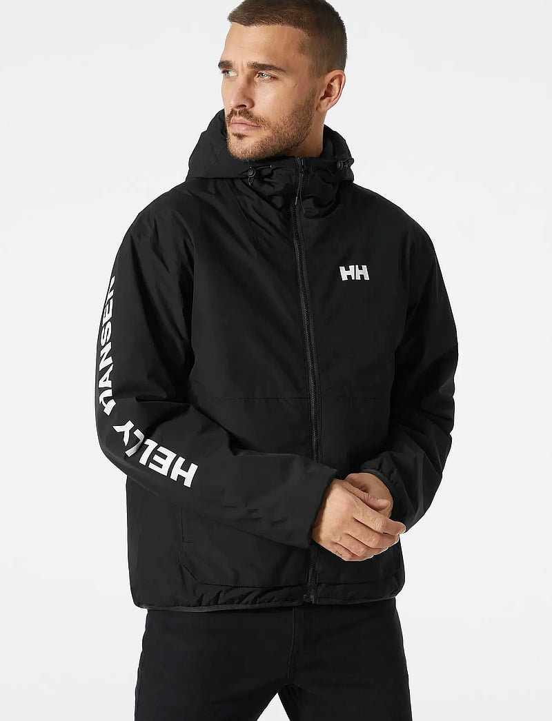 Helly Hansen - ERVIK INS RAIN JACKET - outdoor - black - 0