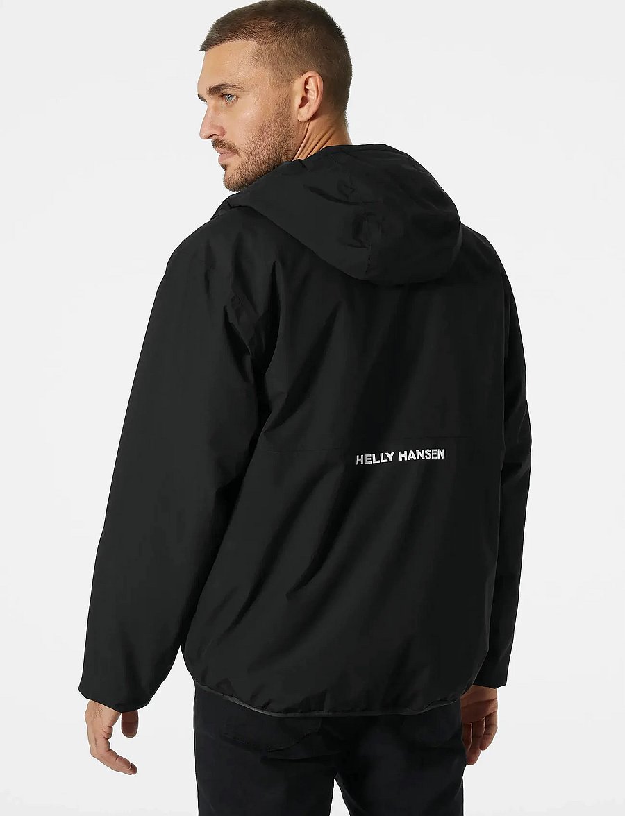 Helly Hansen - ERVIK INS RAIN JACKET - regnjakker - black - 4