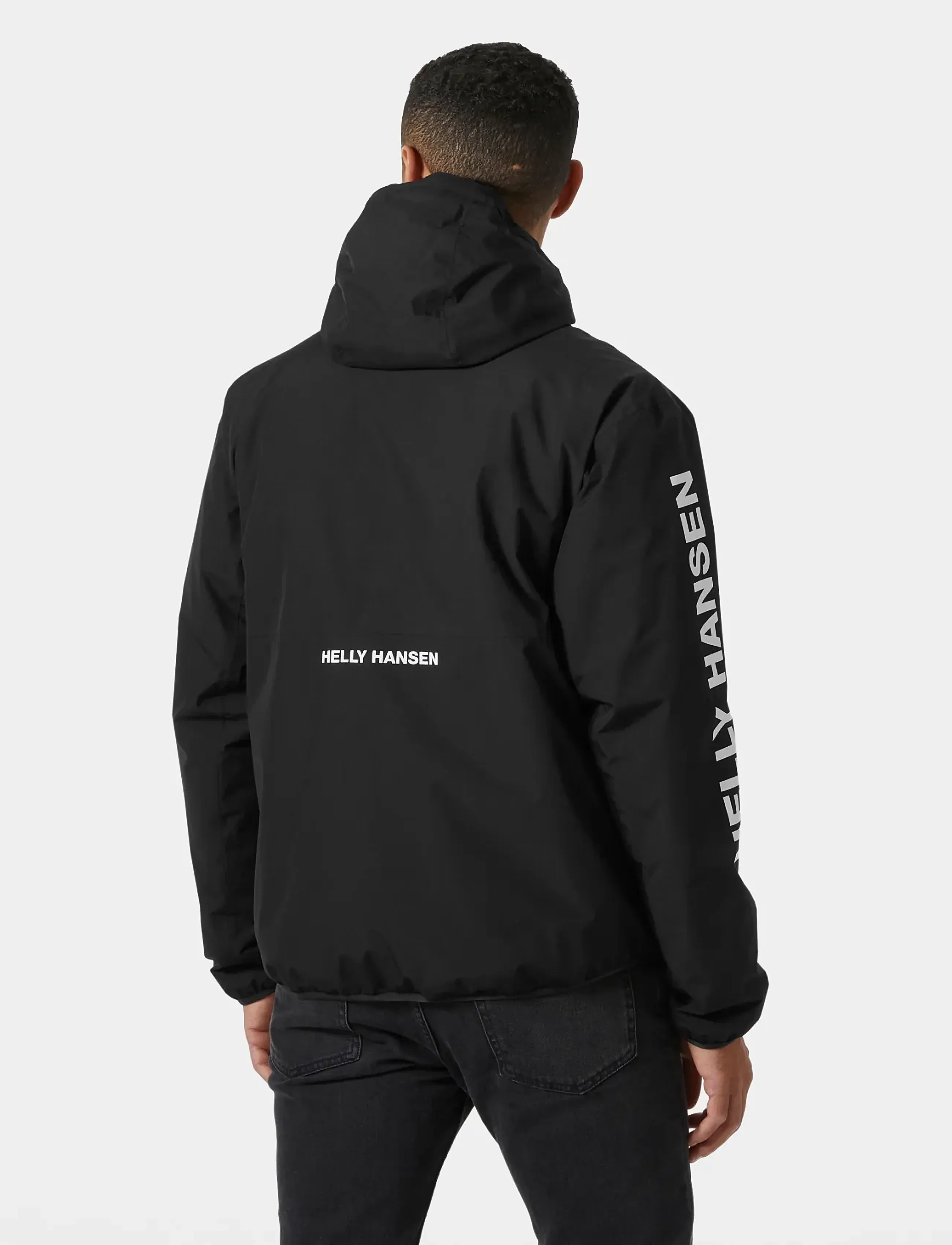 Helly Hansen - ERVIK INS RAIN JACKET - regnjakker - black - 4