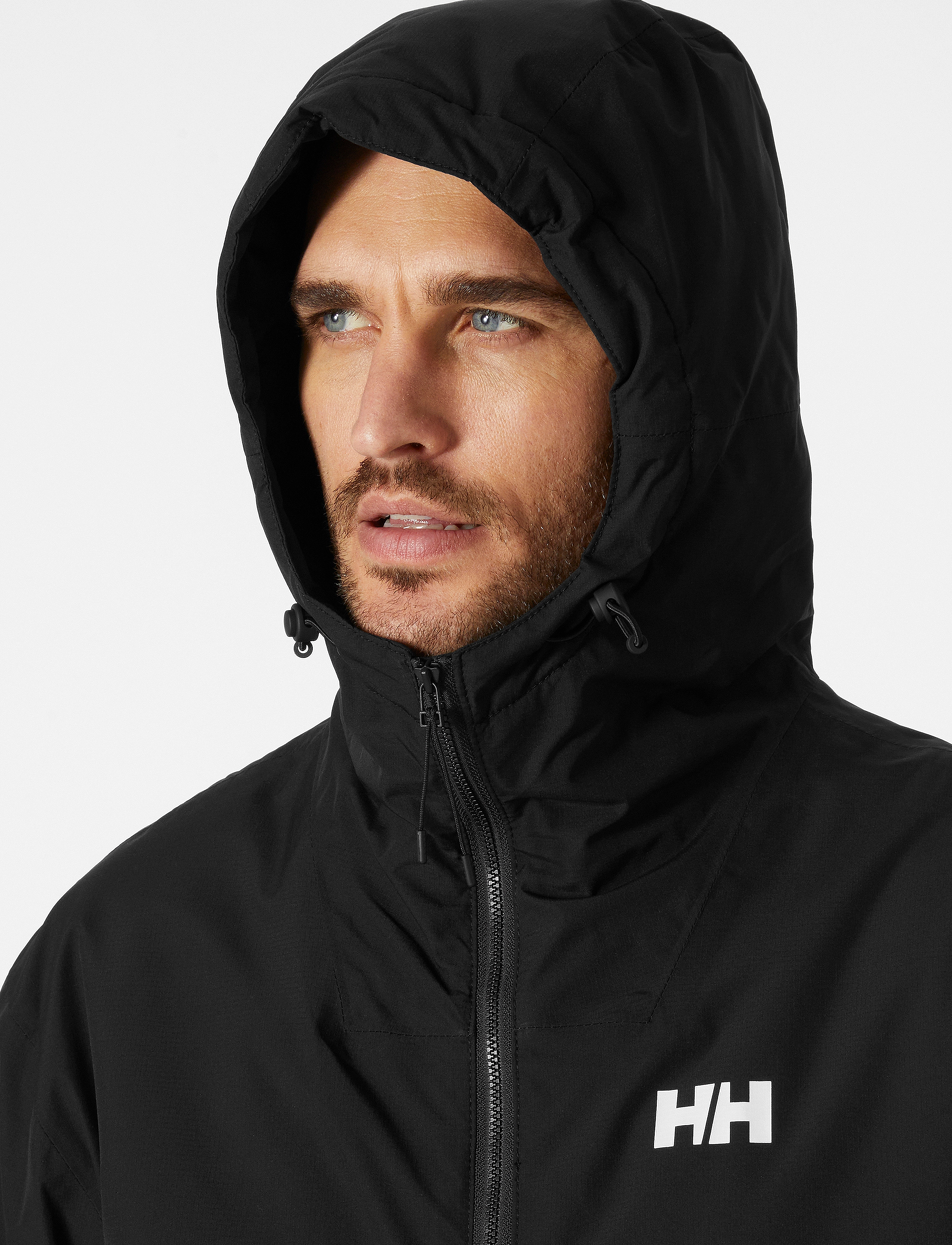 Helly Hansen - ERVIK INS RAIN JACKET - regnjakker - black - 5